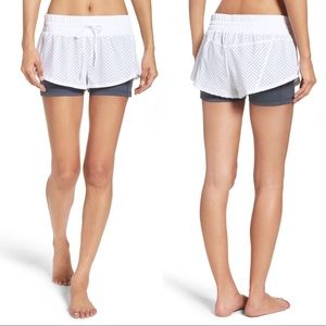 Zella Zippy Double Layer Performance Shorts